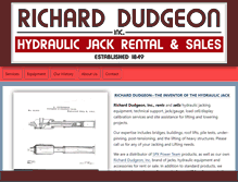 Tablet Screenshot of dudgeonjacks.com